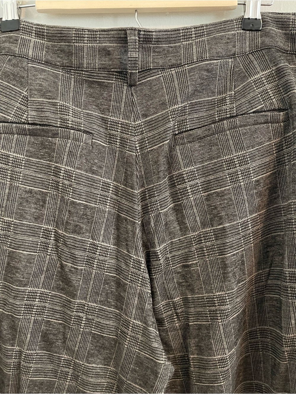Universal Standard Cigarette Ponte Pants in British Plaid Print Size M (18-20) - Picture 7 of 9